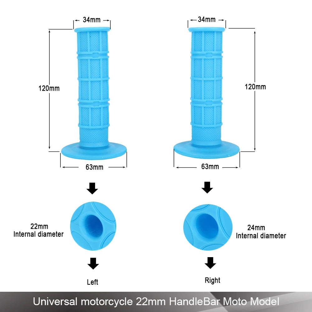 Rubber Handlebar Grip Hand Grips For Kayo BSE SSR SDG CRF YZF WRF KXF KLX K.T.M RMZ Pit Dirt Bike Motocross Motorcycle Enduro