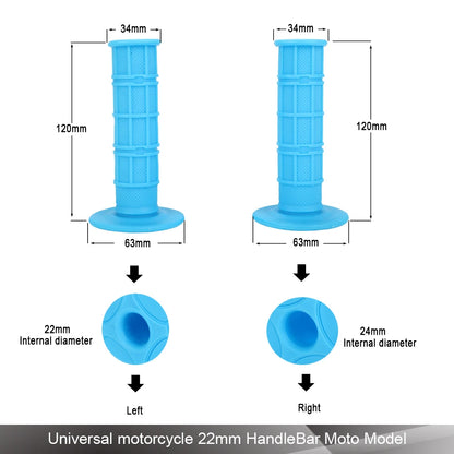 Rubber Handlebar Grip Hand Grips For Kayo BSE SSR SDG CRF YZF WRF KXF KLX K.T.M RMZ Pit Dirt Bike Motocross Motorcycle Enduro