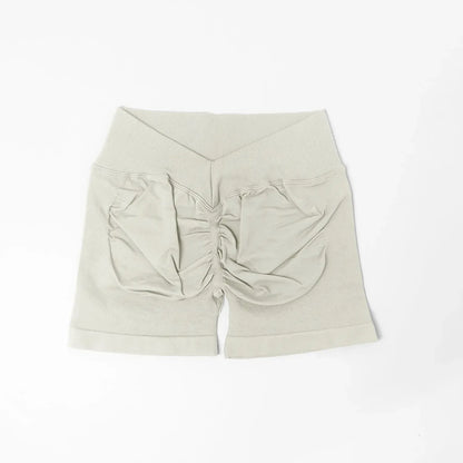 Short Gym Woman V Waist High Waist Fitness Training Yoga Clothing Running Butt Lifting Workout Leggings Cycling Sports Shorts