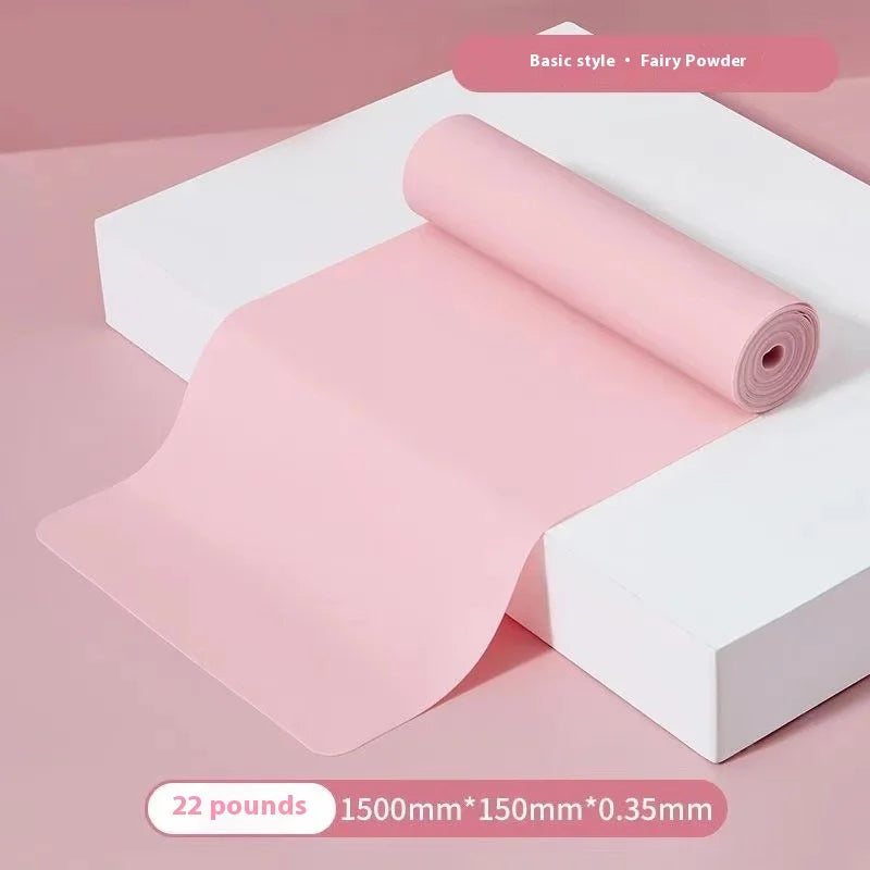 Fitness Yoga Elastic Band Butt Lifting Resistance Band Men's Women's Strength Training Stretching Exercise Auxiliary Pull Band