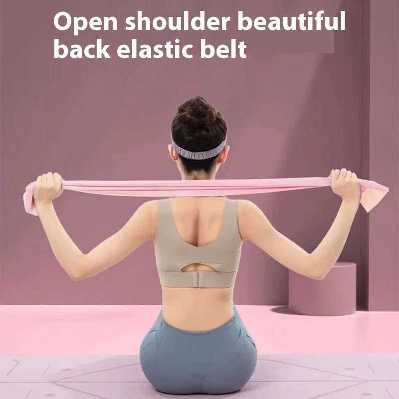 Fitness Yoga Elastic Band Butt Lifting Resistance Band Men's Women's Strength Training Stretching Exercise Auxiliary Pull Band