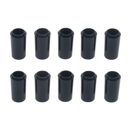10Pcs Black Plastic Golf Club Ferrules Sleeve Replacement Tip Size 0.355 for Irons Golf Club Shafts Accessories 24.5x9.2x13.4mm
