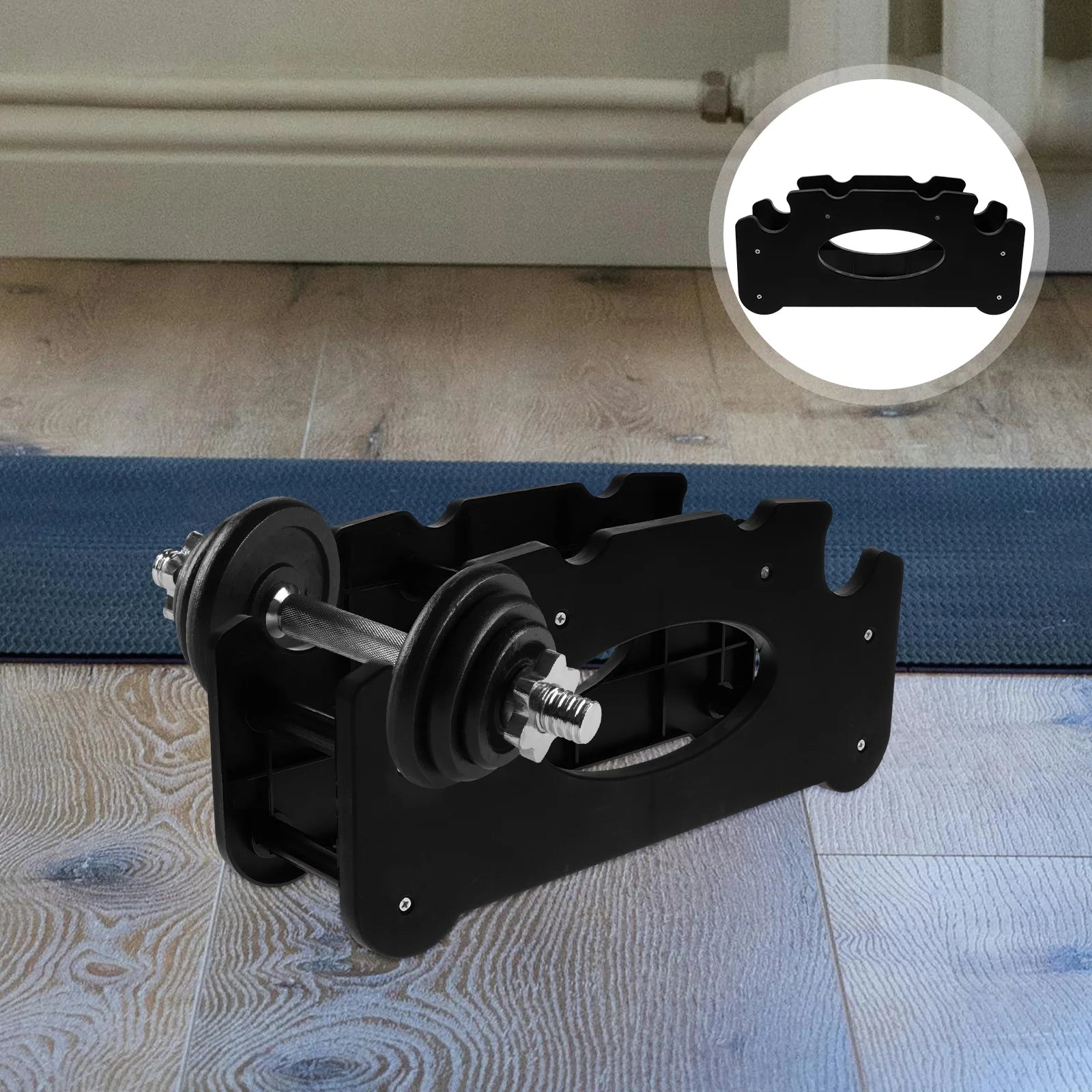 Dumbbell Rack Accessories Dish Drying Storage Weight Stand Bracket Racks for Dumbbells Pp Home Gym Office Holder Accessory