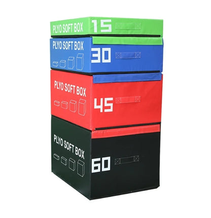 Custom Wholesale Gym Equipment Professional Plyo Soft Boxes Custom Fitness Adjustable Height Step Trainer Plyometric Jump Box