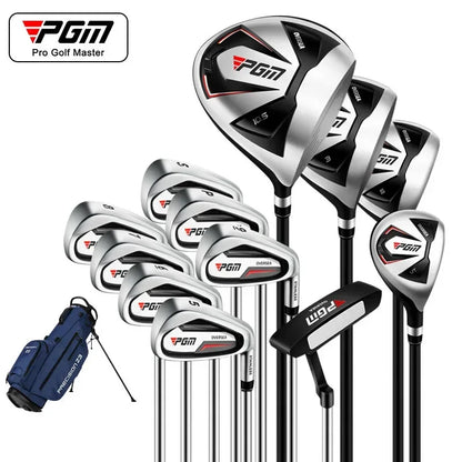 PGM Men's Golf Clubs Sets Right Handded Complete Beginner's Full Golf Set 9/12 Branch High Fault Tolerance Golf Supplies MTG051
