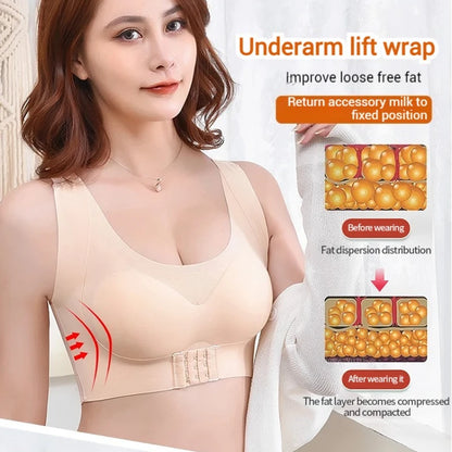 Posture Corrector Sports Bra Seamless Push Up Breathable Bralette Shockproof Sport Hunchback Relief Chest Bra Cross Back Tops