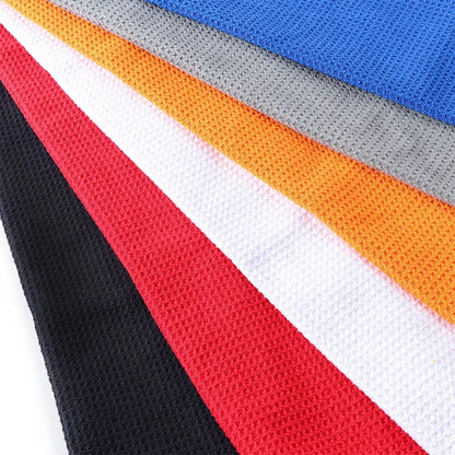 8 Colors Balls Hands Microfiber With Carabiner Hook Golf Towel Cleaning Towels Cleans Clubs