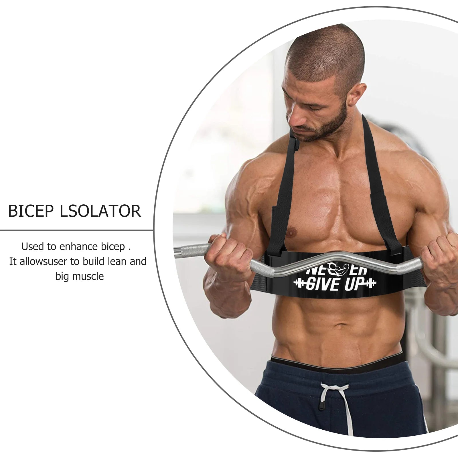 Aluminium Training Board Bicep Curl Tool Gym Equipment Adjustable Weightlifting Accessories Arm Muscle Builder Body