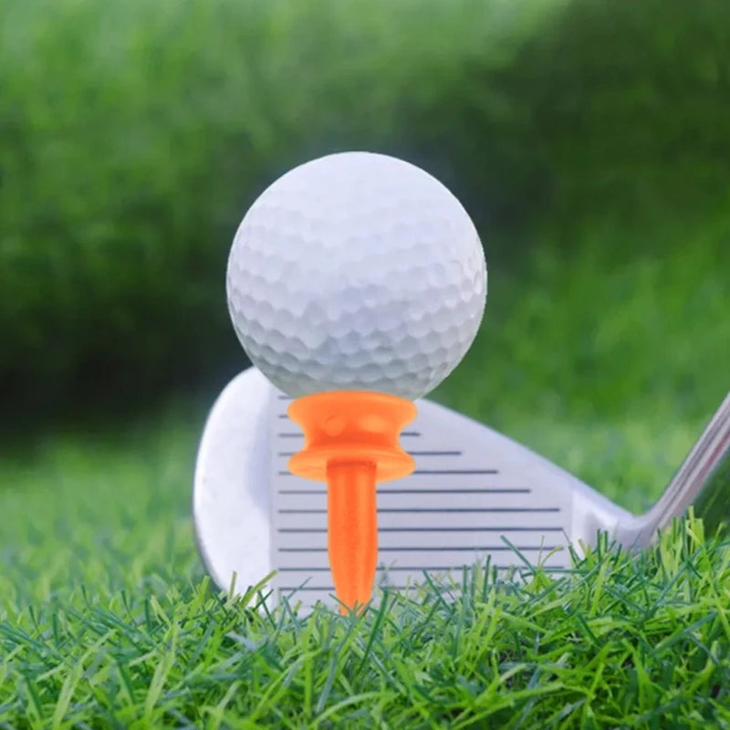 100Pcs 25mm Plastic Castles Golf Tees Sport Double Deck Golf Tees Replacement Short Golf Tees for Golfers Easy to Use 24BD
