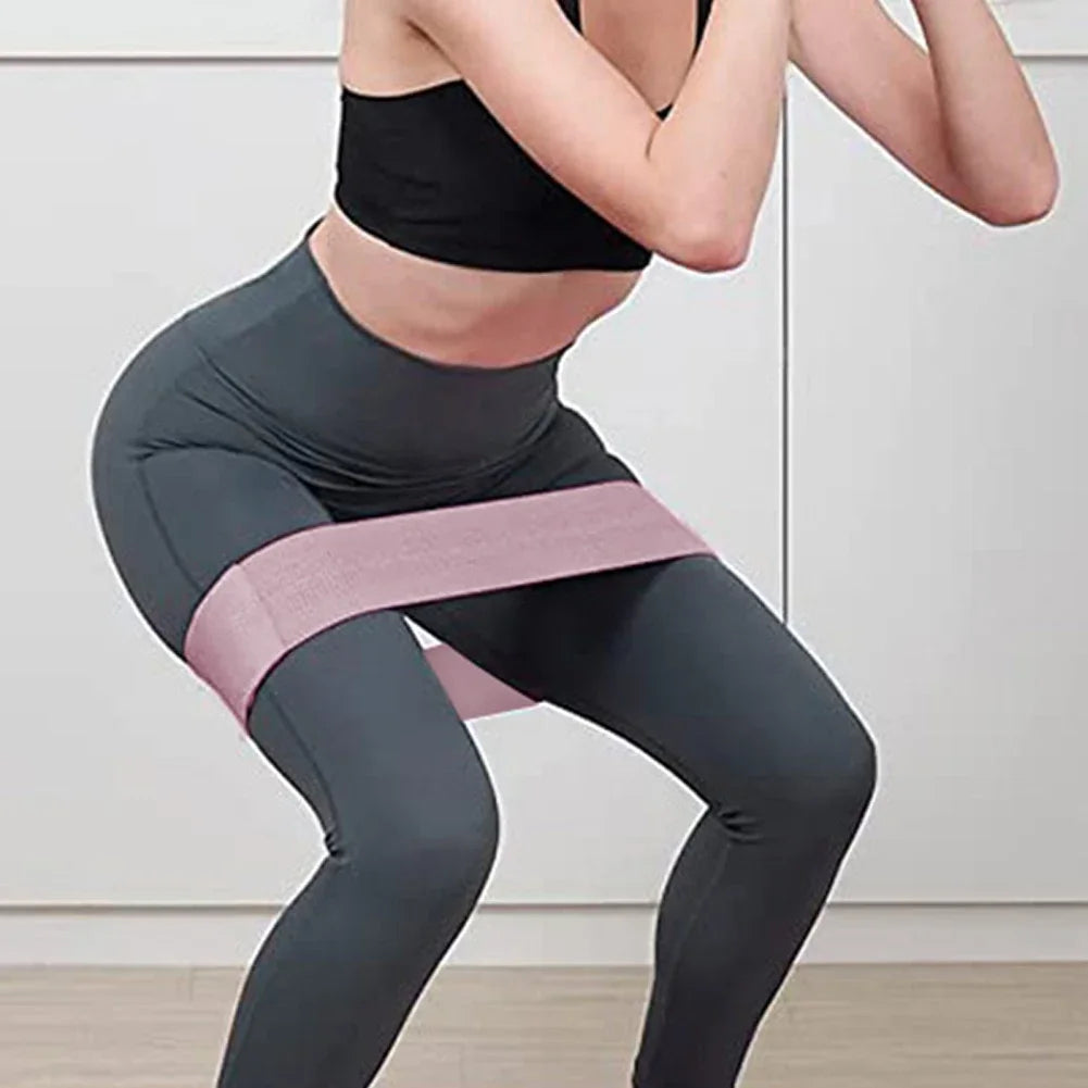 Resistance Booty Bands Anti-Slip Elastic Workout Bands Portable Glute Thigh Elastic Bands for Home Workout