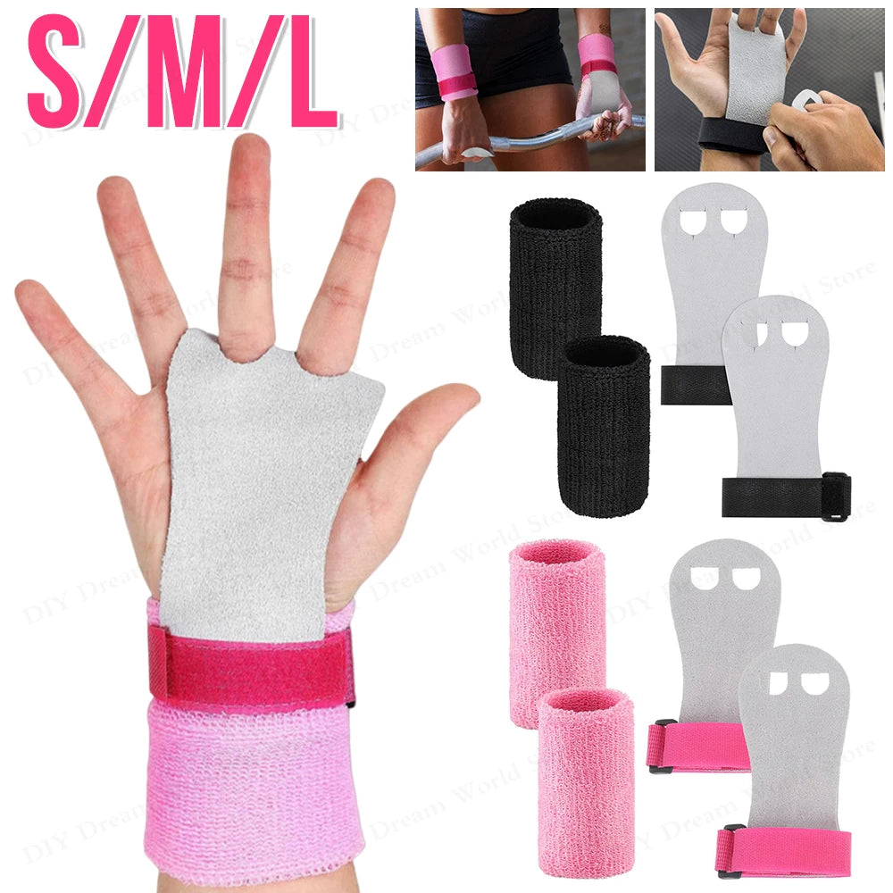 Gymnastics Grips Wristbands Sets for Girls Youth Kids Gymnastic Hand Grips Gymnastic Bar Palm Protection and Wrist Support Palm