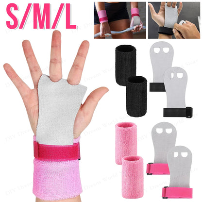 Gymnastics Grips Wristbands Sets for Girls Youth Kids Gymnastic Hand Grips Gymnastic Bar Palm Protection and Wrist Support Palm