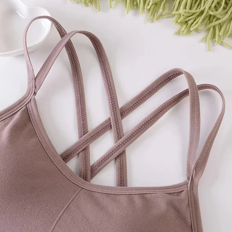 Breathable Sports Bra Anti-sweat Fitness Top Seamless Yoga Bra Shockproof Crop Top Women Push up Sport Bra Gym Workout Top