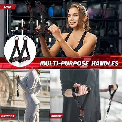 Tricep Rope Cable Attachment – Push/Pull Gym Handle