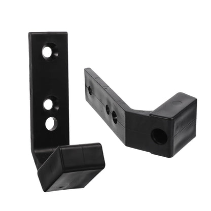 2 Pcs Shelf Bracket Barbell Stand Support Dumbbell Gym Equipment Holder Heavy Duty Clothes