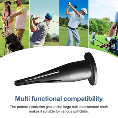1PC Black Plastic Golf Club Grip Regripping Installer Tool for Various Golf Club Models Protect Shafts Golf Grip Install Tool