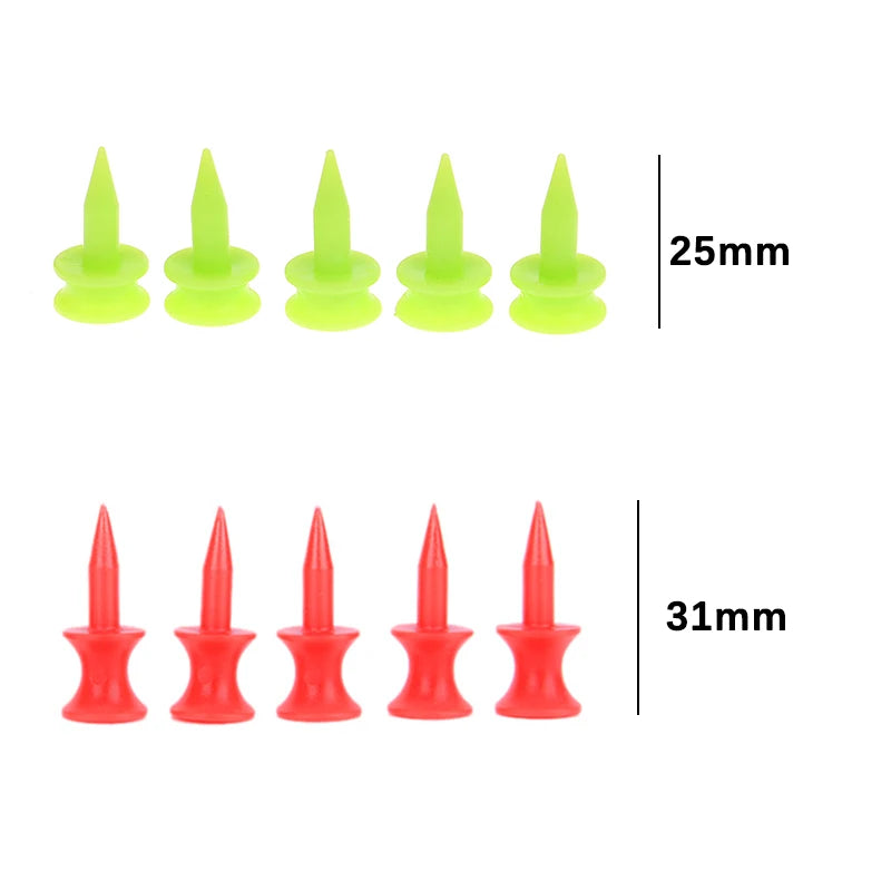 50Pcs Professional Golf Tees Perfect For Teeing The Ball Improve Accuracy Training Golf 25MM 0.98' Castle Green Golfer Accessory