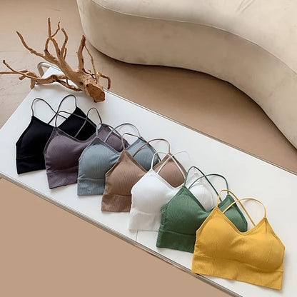 Fitness Top Sport Bra Breathable Bras Women Cross Strap Sports Bra Top Women Push Up Sport Bra Yoga Gym Crop Top Brassiere