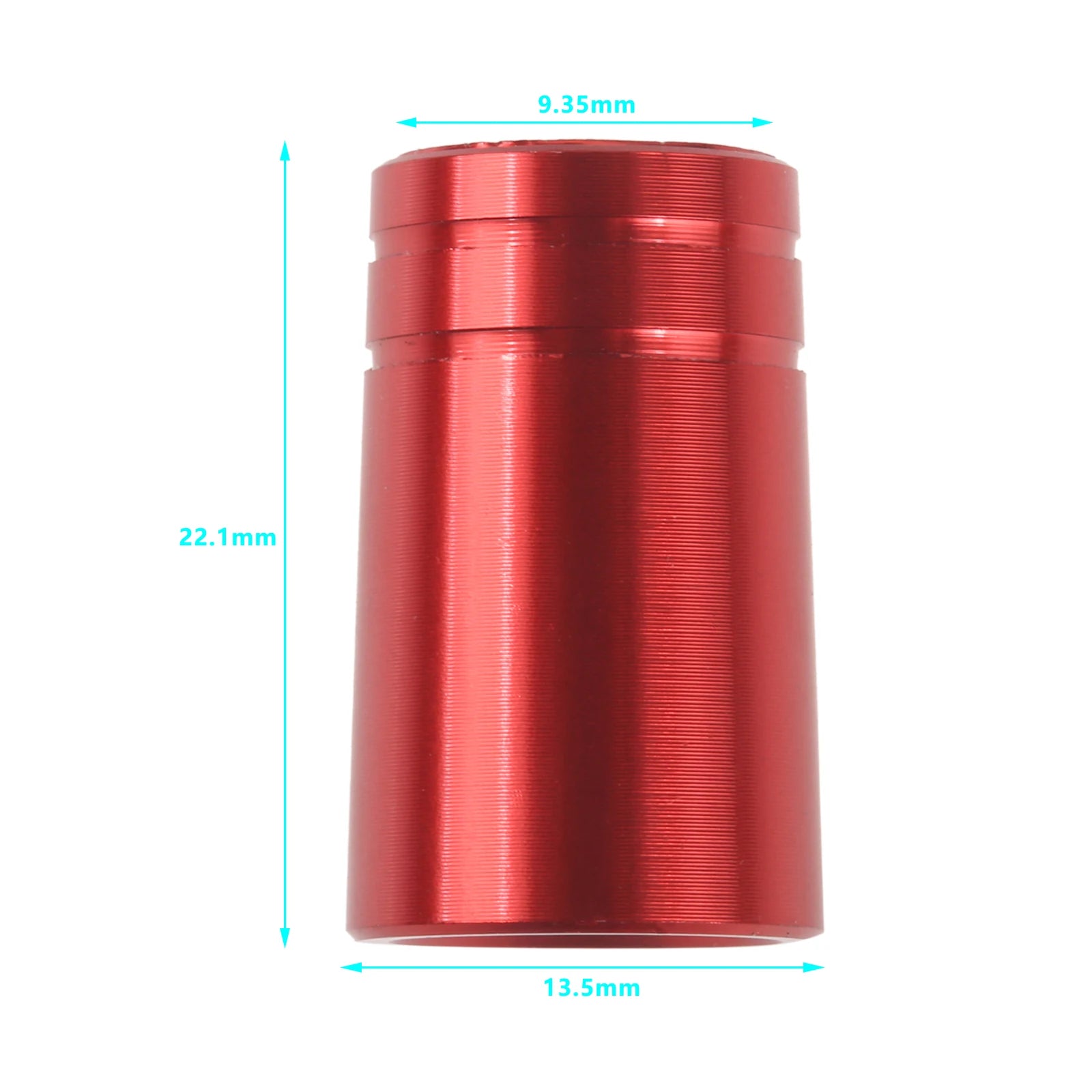 10Pcs Aluminum Alloy Golf Ferrules for 0.335,0.350,0.370 Tip Irons Shaft Adapter Sleeve Ferrules Club Shaft Ball Connection Ring