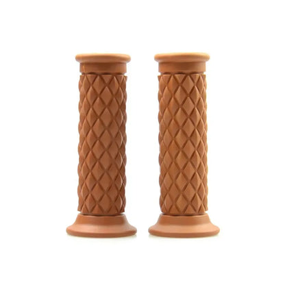 Universal 7/8" 22mm 24mm Retro Motorcycle Hand Grips Non-slip Rubber Handlebar Grips for Moto Scooter Motocross Motorbike Grips