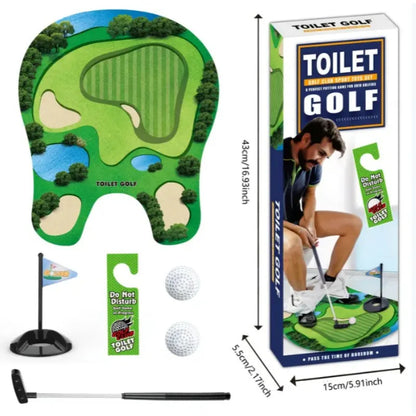 A Set of Five Toilet Golf Balls, A Fun and Leisure Golf Ball Set for The Toilet, Perfect As A Gift for Dad or Boyfriend.