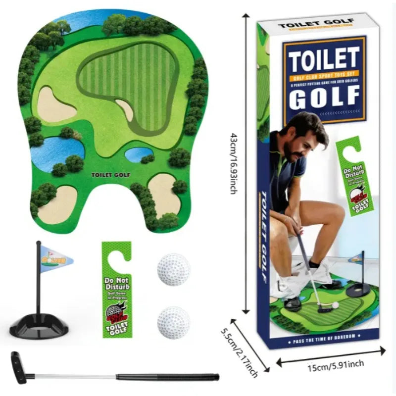 A Set of Five Toilet Golf Balls, A Fun and Leisure Golf Ball Set for The Toilet, Perfect As A Gift for Dad or Boyfriend.
