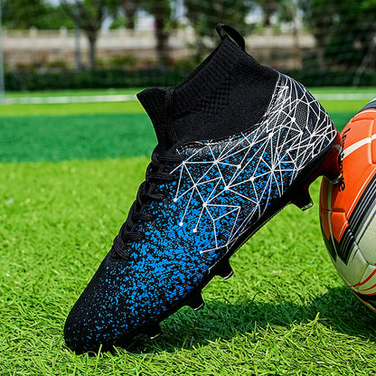 Men's safety wrapped anti-slip turf football shoes training football shoes sports shoes men's football shoes