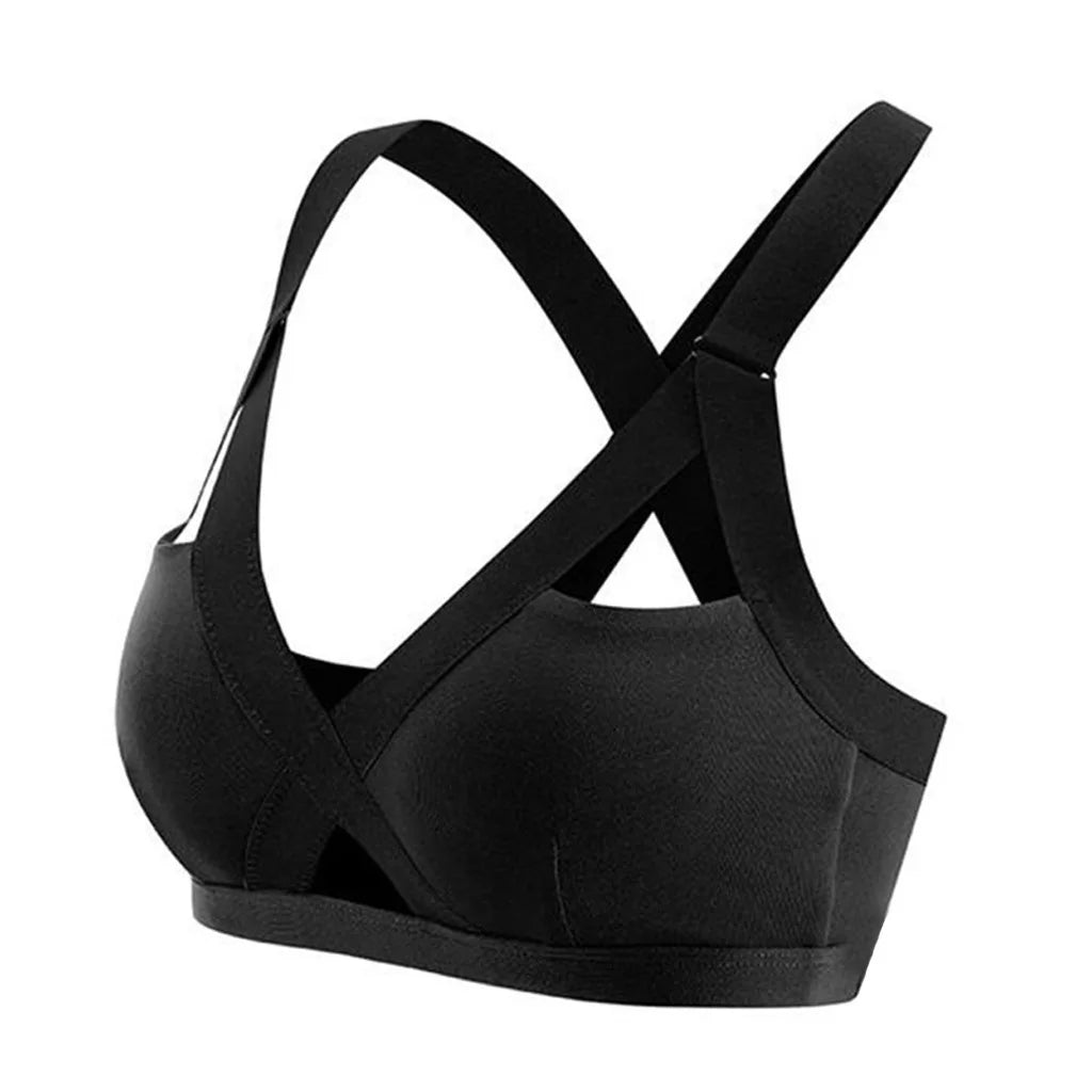 Breathable Sports Bra Anti-Sweat Fitness Top Women Seamless Yoga Bra Shockproof Crop Top Push Up Sport Bra Gym Workout Top