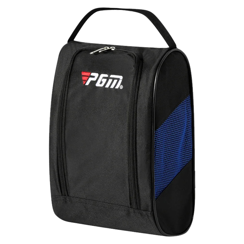 New Portable Mini Golf Shoe Bag Nylon Shoe Carrier Bags Zipper Golfball Holder Breathable Pouch Pack Tee Bag Sport Accessories