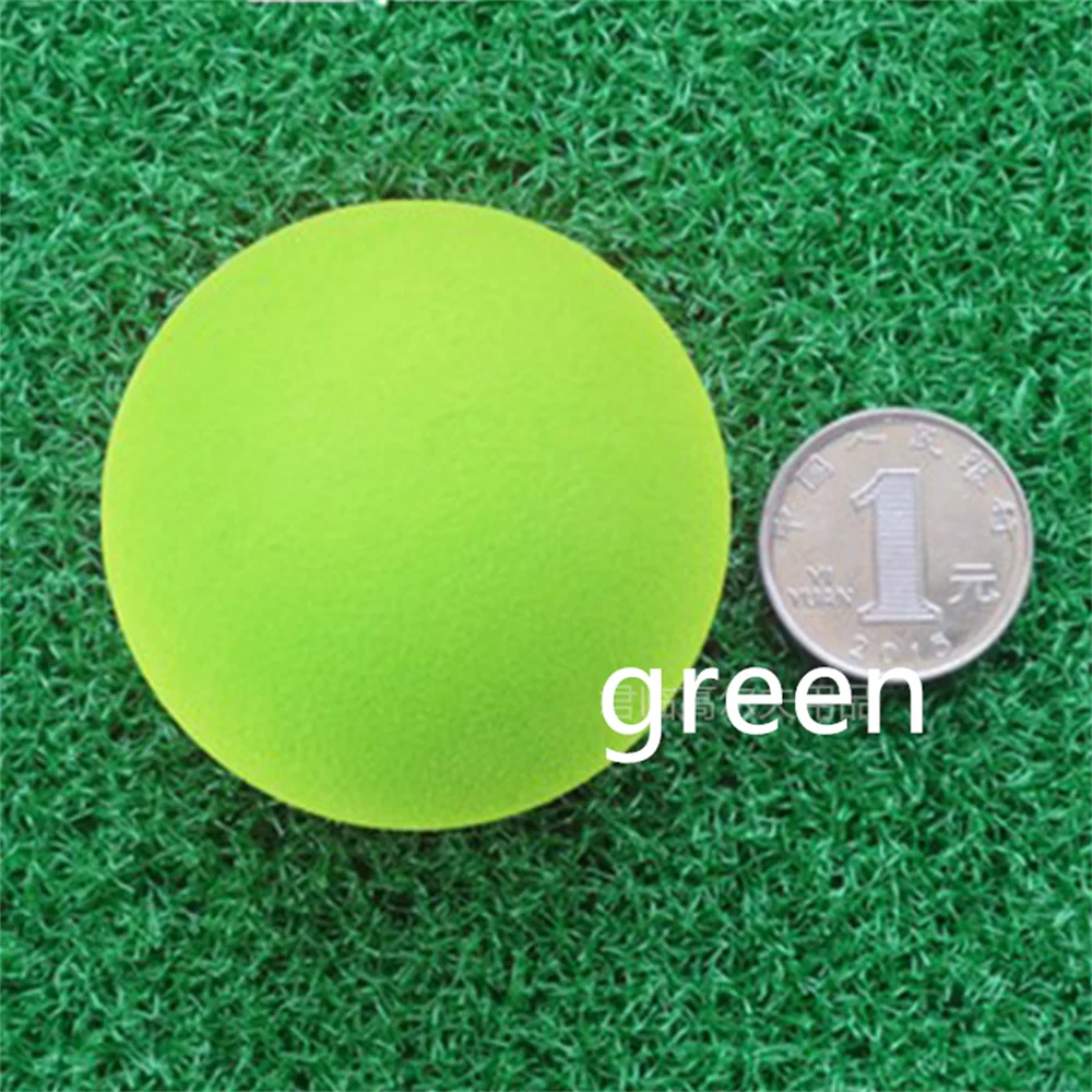 20Pcs 50mm Golf Practice Balls EVA Foam Soft Monochrome Balls for Outdoor Golf Ball for Golf Training Solid Color