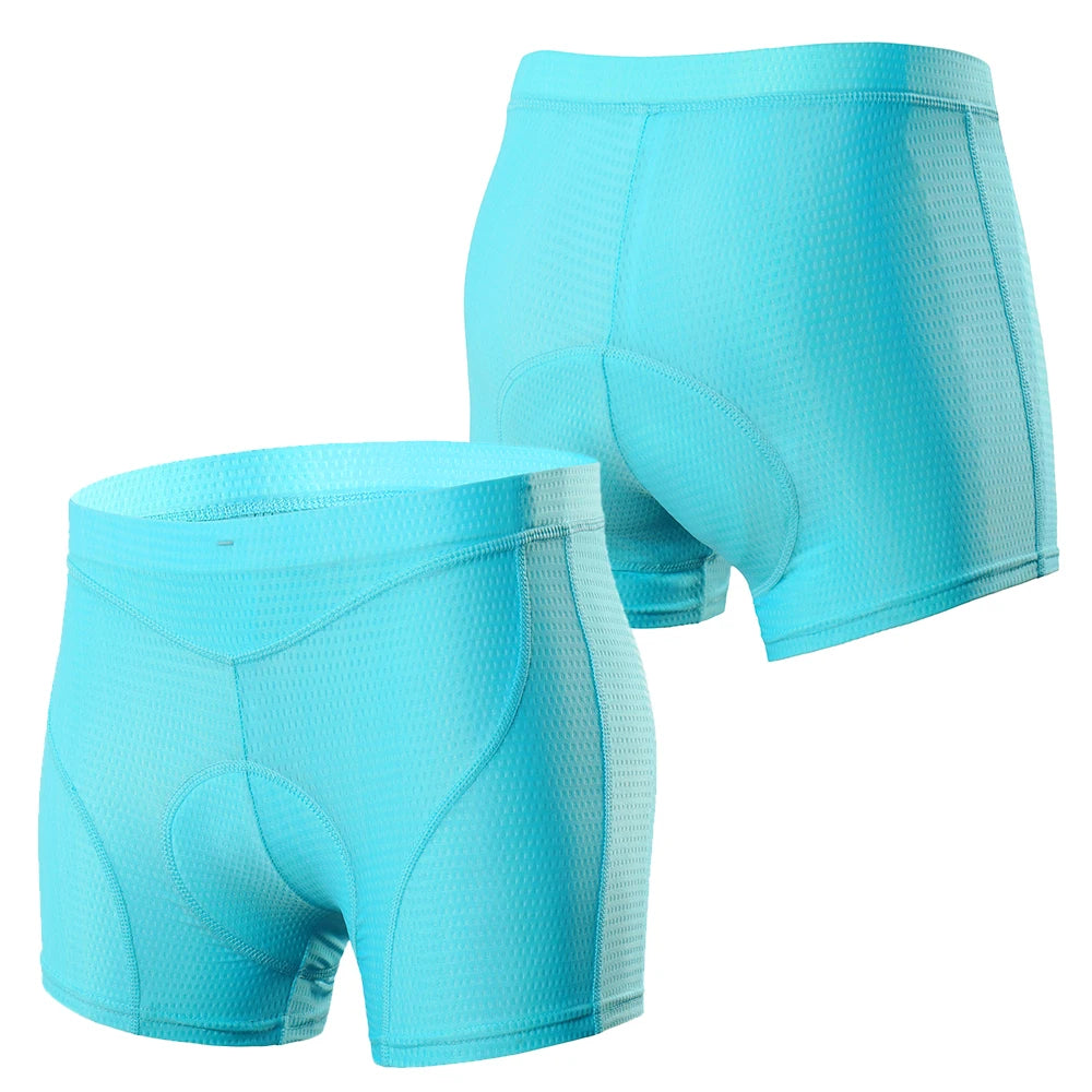 Women’s 3D Padded Bike Underwear – MTB Cycling Shorts