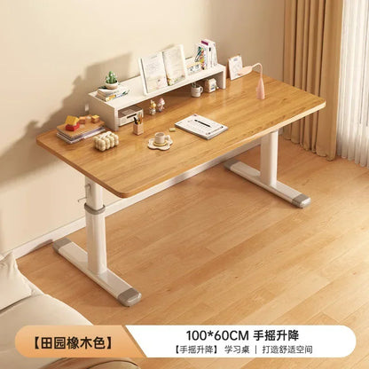 Modern Computer Standing Desk, Adjustable Height Electric Sit Stand Up Down student study Table, 47 Inch Ergonomic Rising Desks