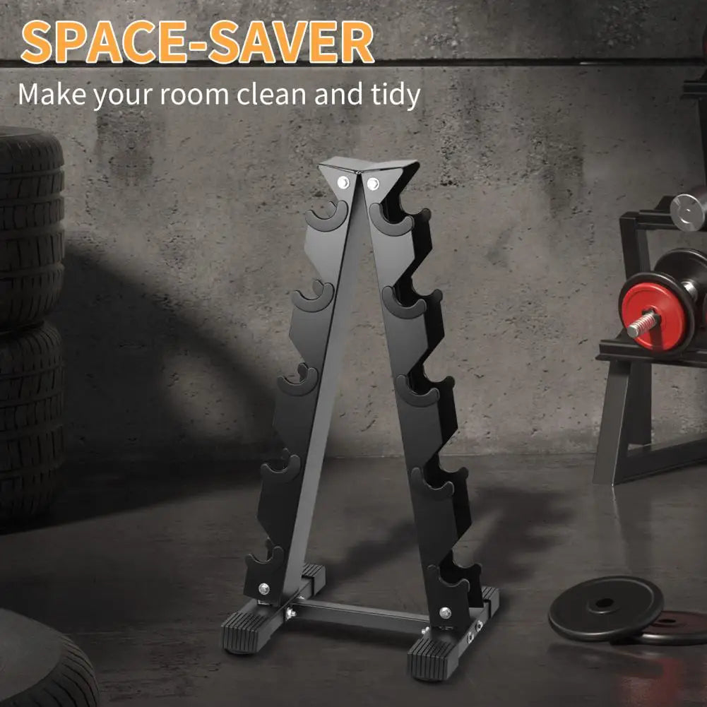 5-Tier Dumbbell Rack – Home Fitness Storage