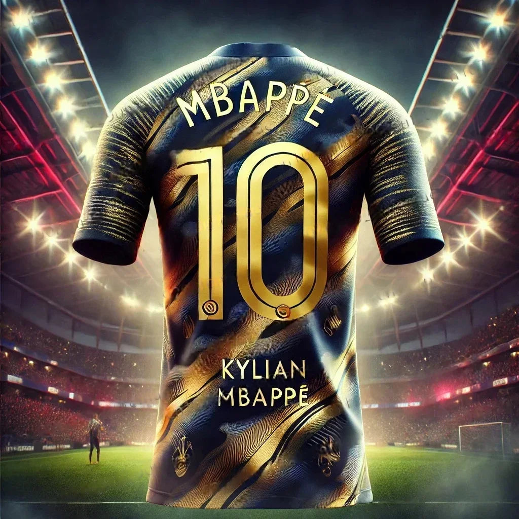 Soccer Sports Competition Training Breathable Jersey clothes Summer New Men's Football Jersey 10 Mbappe Short Sleeved T-shirt