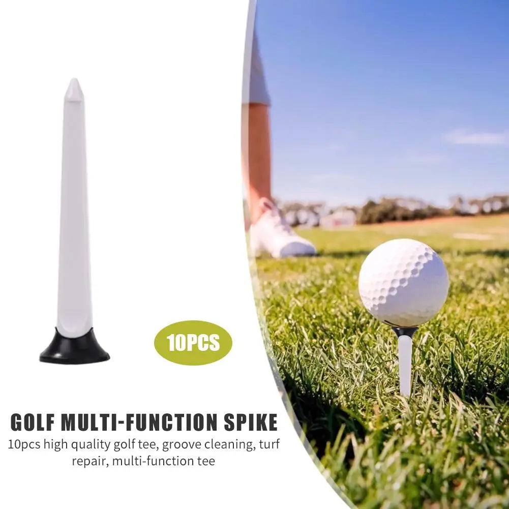 Golf Tees Training Ball Holder Kit for Outdoor Exercise - Durable Plastic and Rubber Tee for Increased Distance
