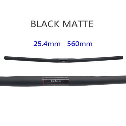 25.4 Full Carbon Handlebar Folding Bike Horizontal Handle Bar 400-700MM One-Shaped Ultralight Bicycle Straight Handlebar
