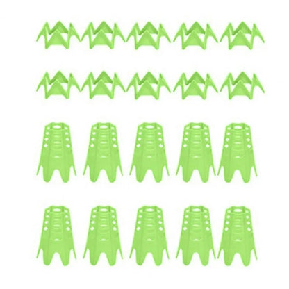 20Pcs Plastic Golf Simulator Tees High Stability Low Friction Portable Indoor Outdoor Golf Mat Tees Practice 골프용품