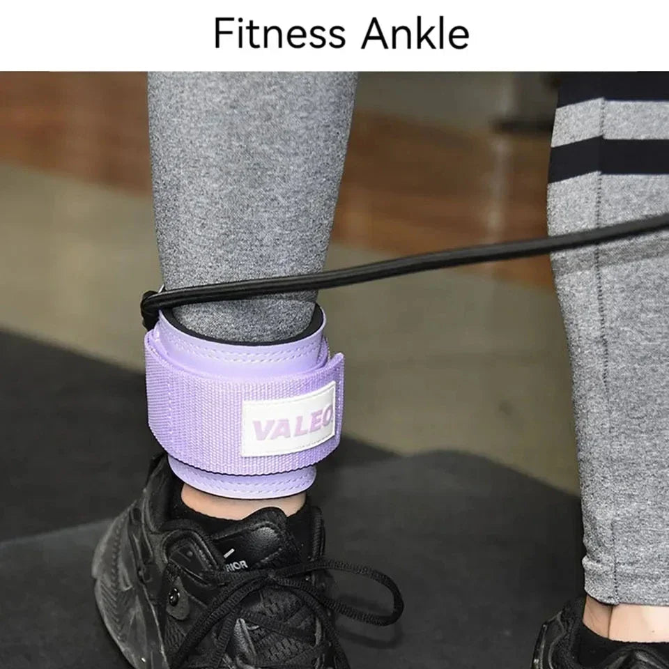 Resistance Bands Set Ankle Straps Adjustable Foot Support Padded Cuff Ankle Weight Leg Training Brace Yoga Sport Tool