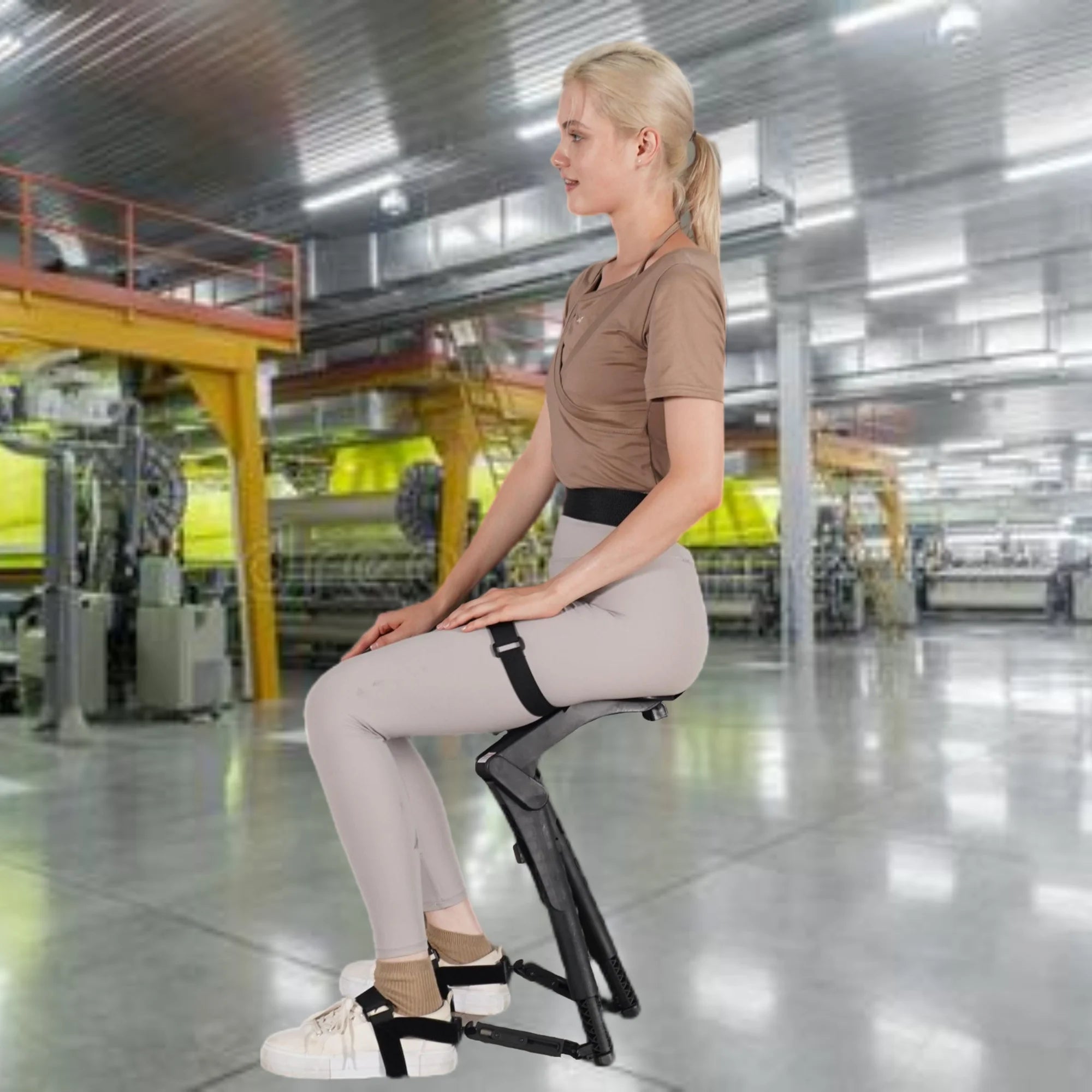 Wearable Seats, Creative Special Work Seats, Suitable for Use Who Need to Stand up Staff for a Long Time, Load-Bearing 150kg