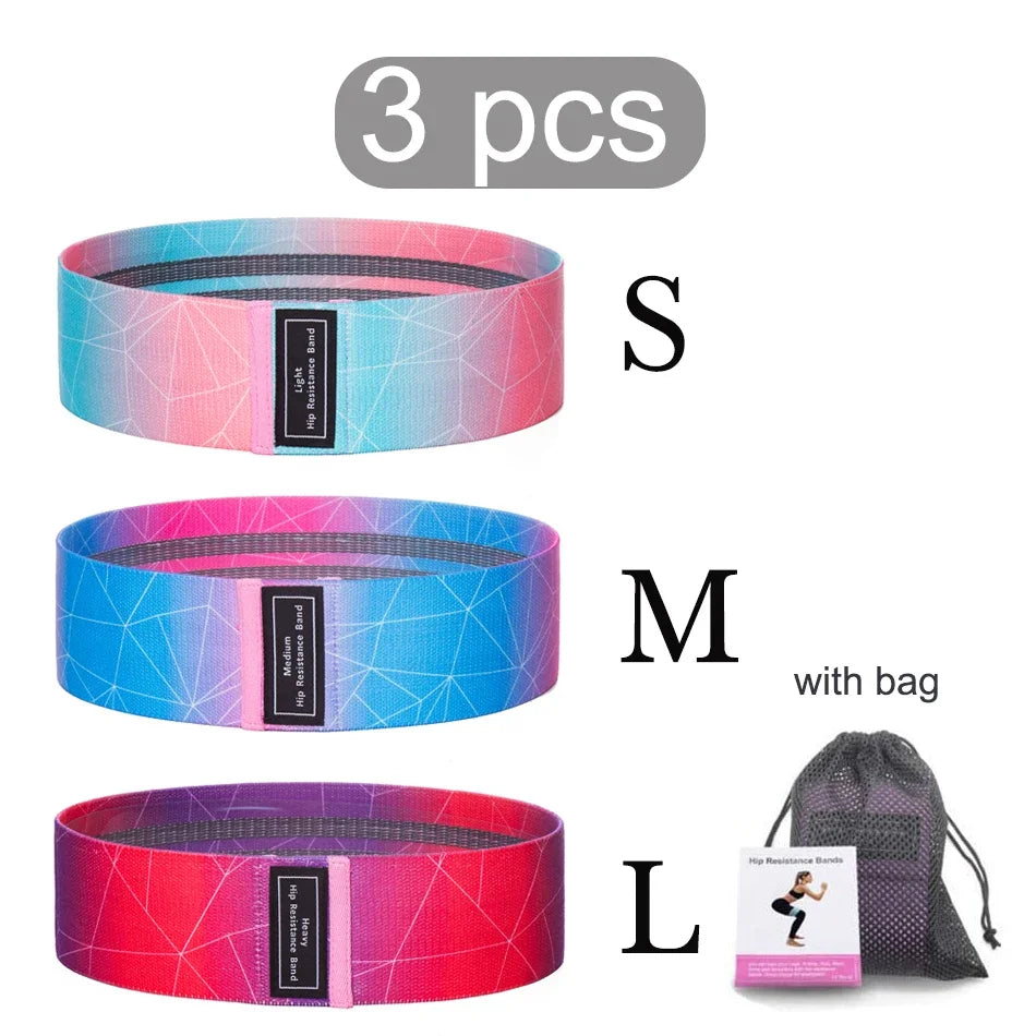 WOSWEIR Elastic Resistance Bands Set for Workout