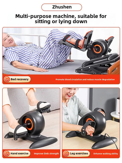 Electric bicycle household sports rehabilitation training equipment  liftable gym machine  exercise bike  running machine home