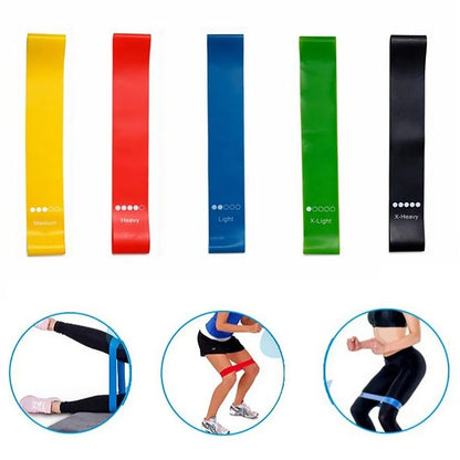 Strength Training TPE Resistance Bands Yoga Gym Equipment Exercise Loop Bands Elastic Rubber Loop Fitness Equipment Home Gym
