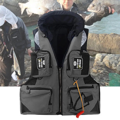 Life Vest Durable Waterproof Swimming Vest Unisex Adults Water Sports Safety Surfing Jacket for Fishing