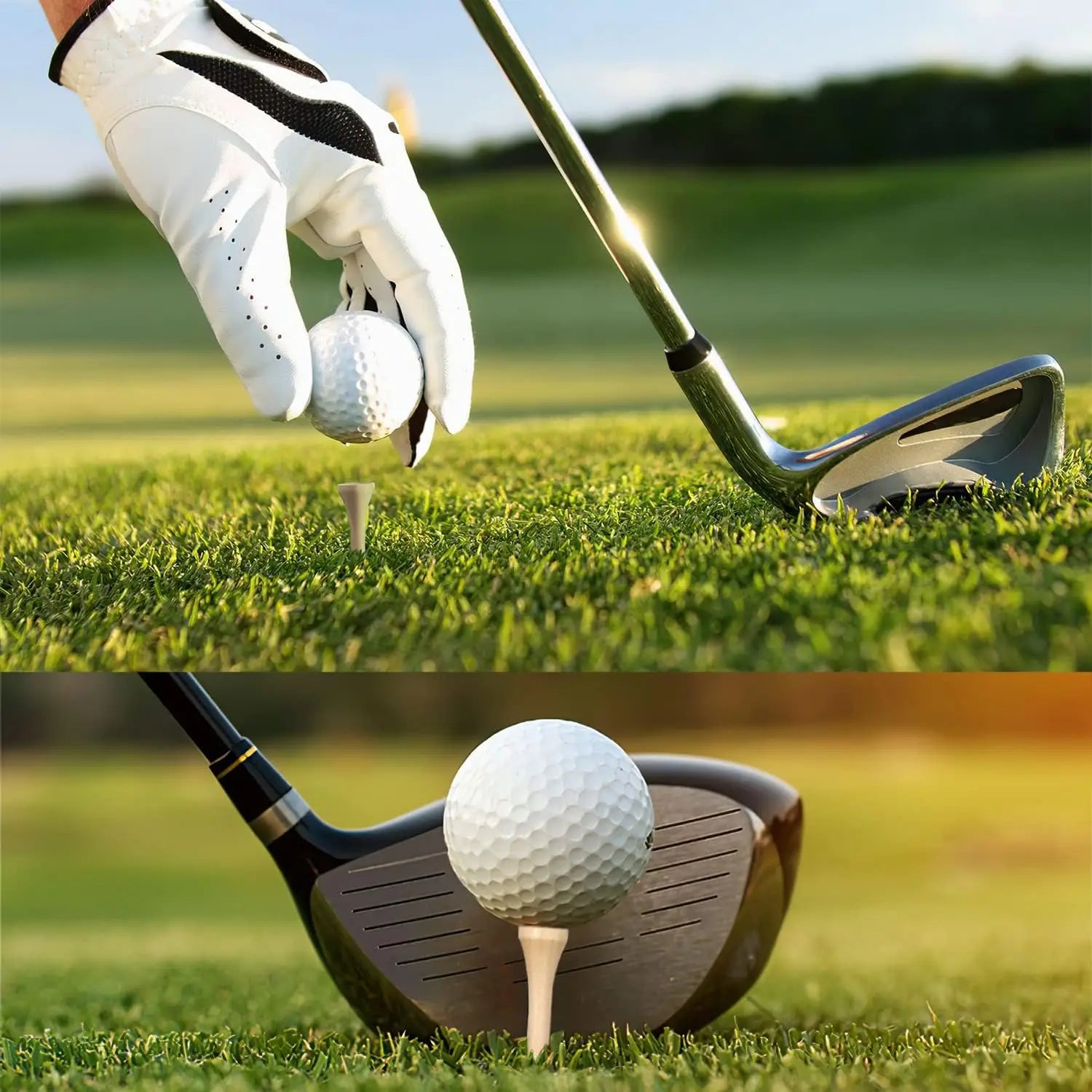 Golf Tees Durable Bamboo Tees 50Pcs/100Pcs 100Pcs 3-1/4" Friendly Biodegradable Material Reduce Friction Side Spin More Stable