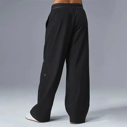 Yoga Sweatpants Women's Clothing Outdoor Leisure Classic style Sports High Waist Straight Leg Wide Pants Comfortable Loose