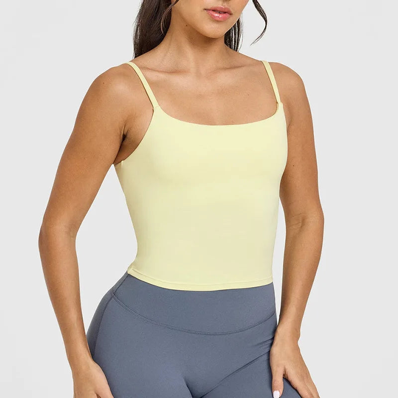 Yoga sports vest women's running fitness bra integrated with chest pad beautiful back suspender yoga clothing fitness clothing