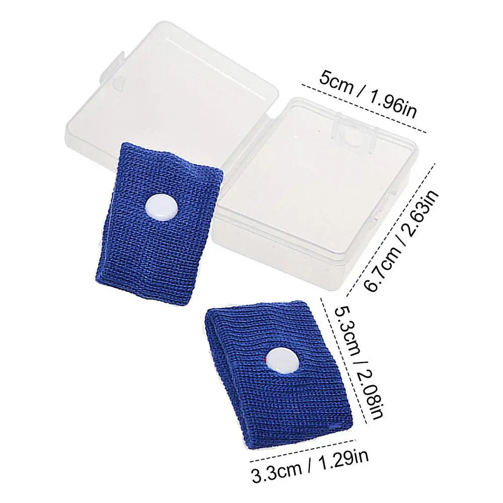 2pcs Reusable Sickness Wristband Motion Sickness Wrist Band Carsickness Seasick Sports Safety Anti Nausea Wristbands