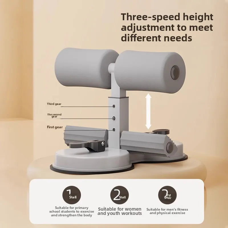 Sit-up Aids Home Use Abdominal Curling Tension Rope Fixed Feet Thin Stomach Sports Training Double Suction Cup Hook Foot Device