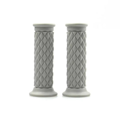 Universal 7/8" 22mm 24mm Retro Motorcycle Hand Grips Non-slip Rubber Handlebar Grips for Moto Scooter Motocross Motorbike Grips