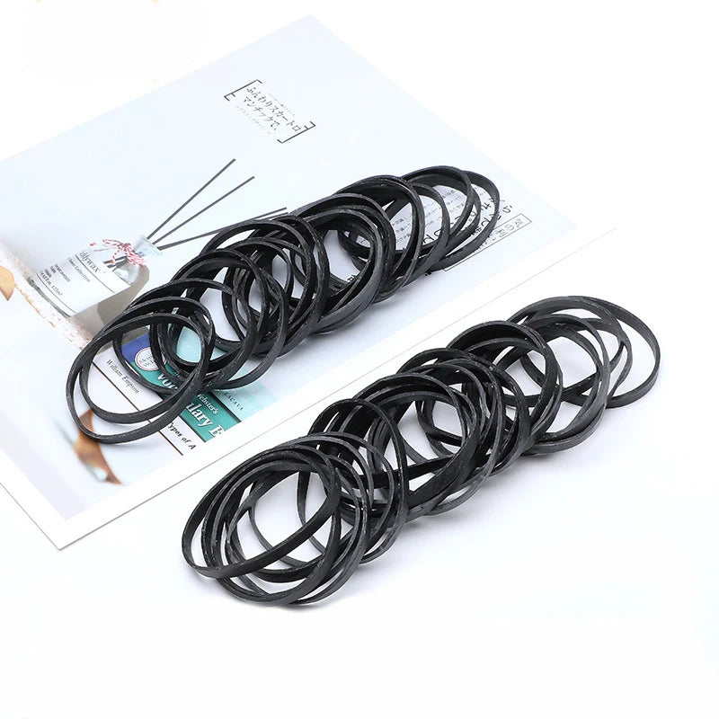 Black Rubber Band High-elasticity Rubber Band Durable Rubber Ring Tension-resistant Rubber Band Non-fading Rubber Ring